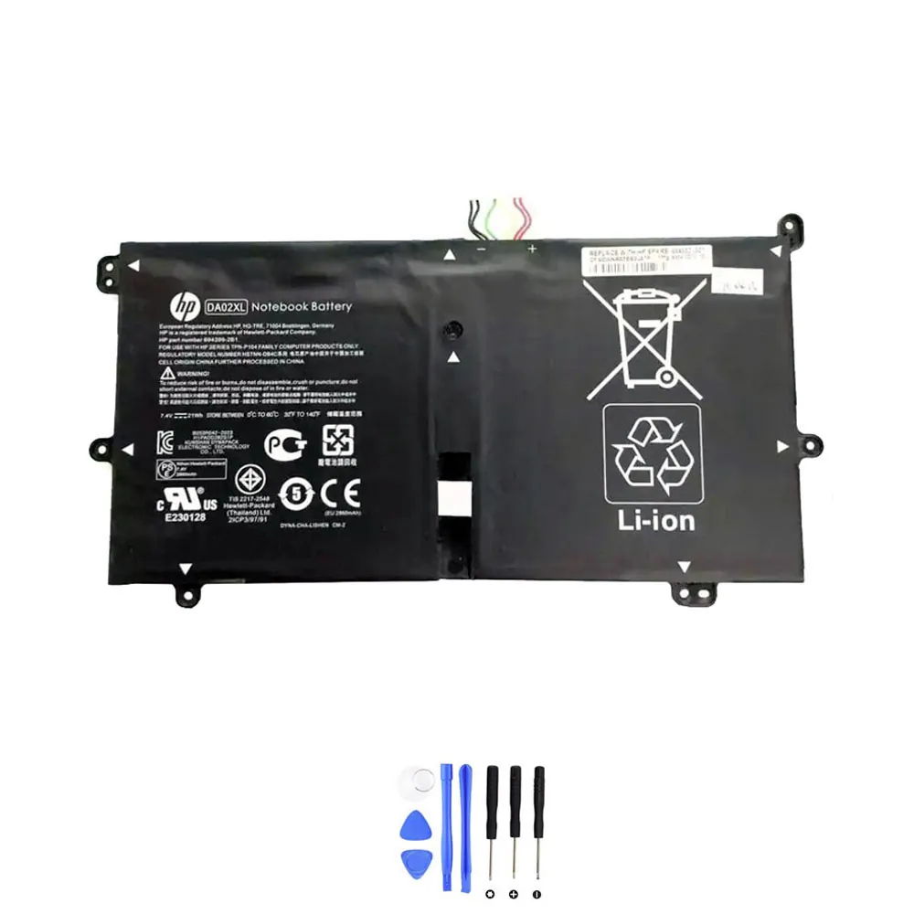 HP DA02XL accu (batterij) 21Wh