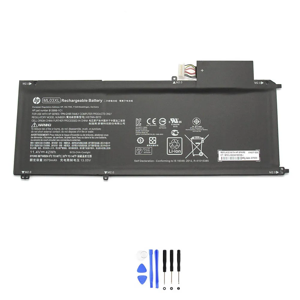 HP ML03XL accu (batterij) 42Wh