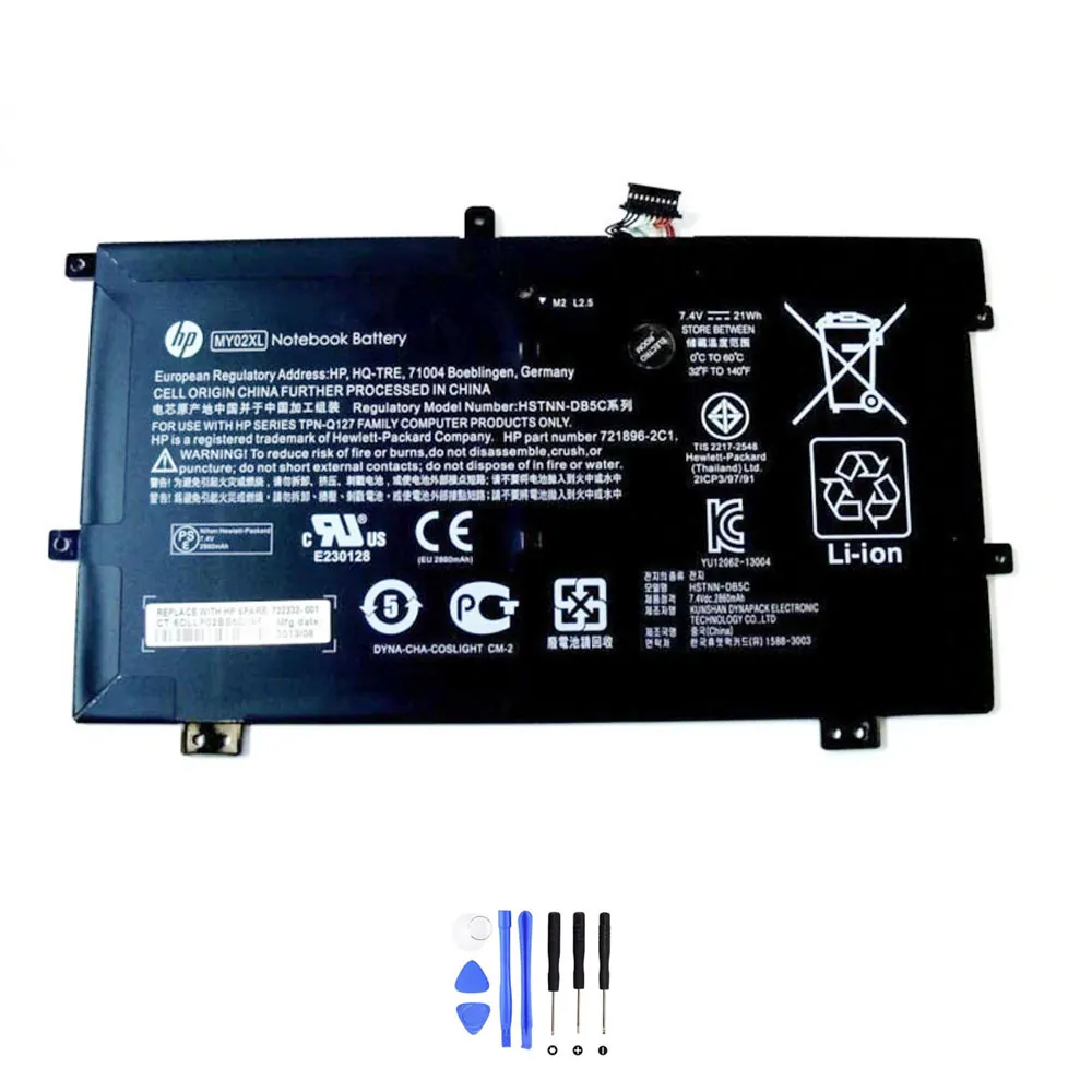 HP MY02XL accu (batterij) 21,9Wh