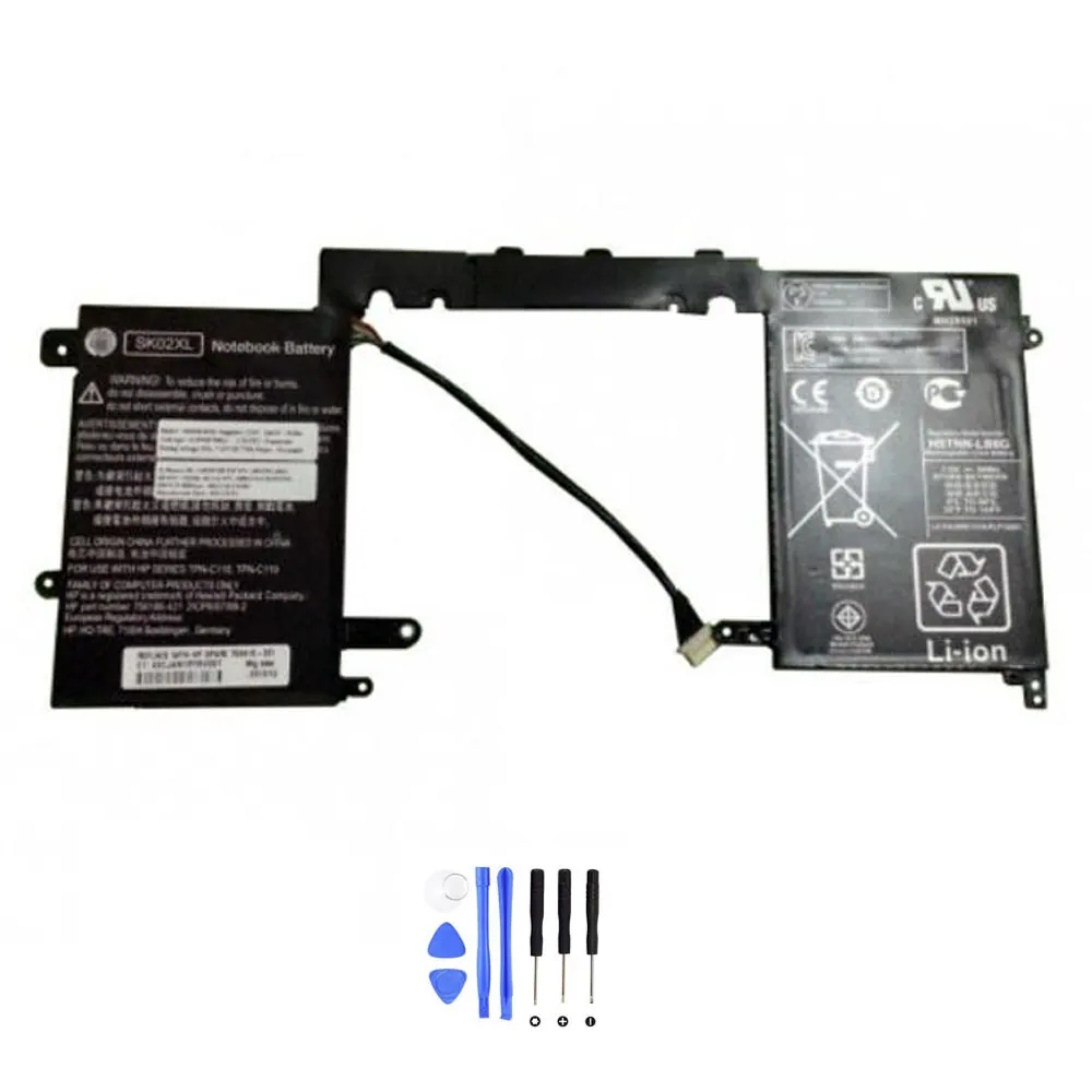 HP SK02XL accu (batterij) 30Wh