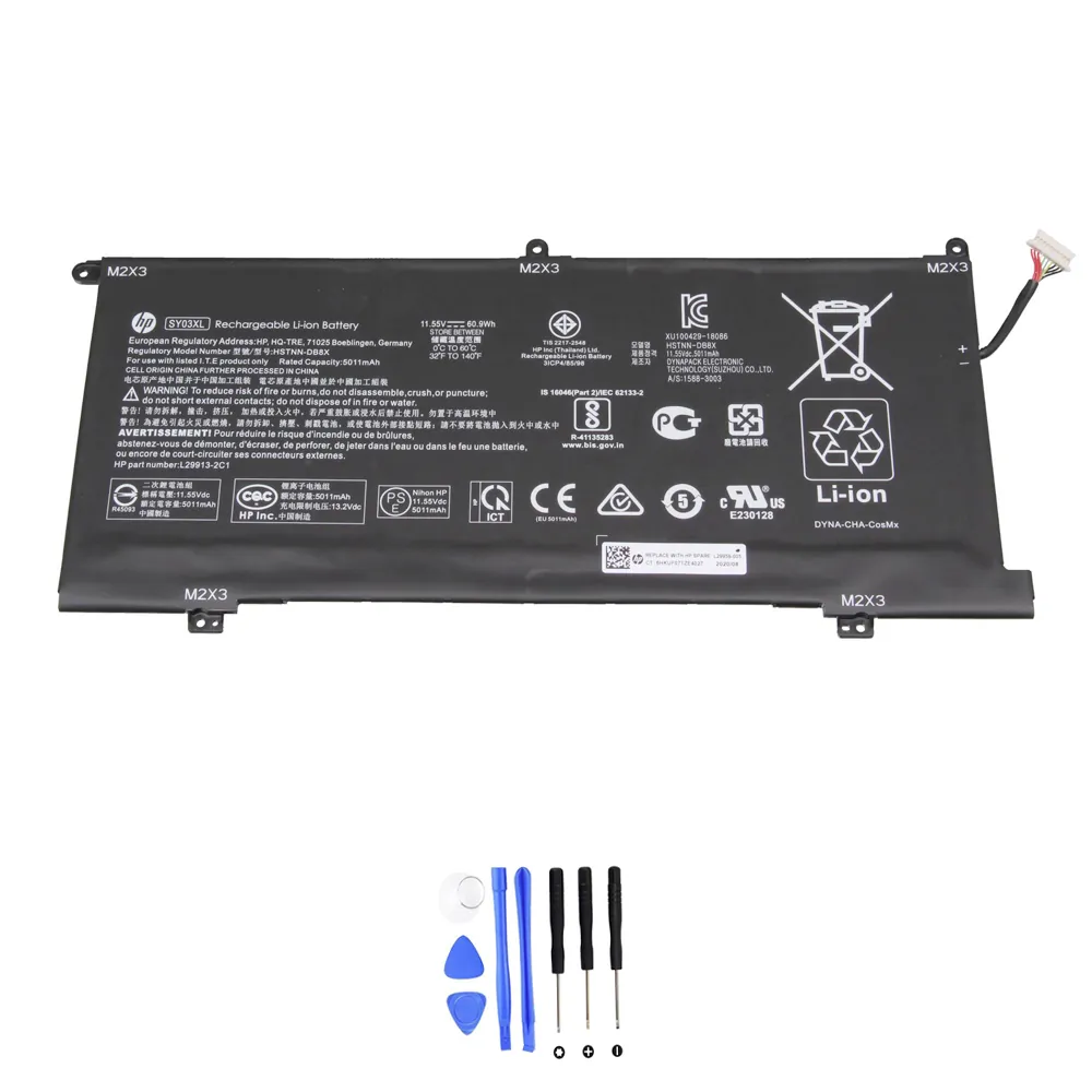 HP SY03XL accu (batterij) 60,9Wh