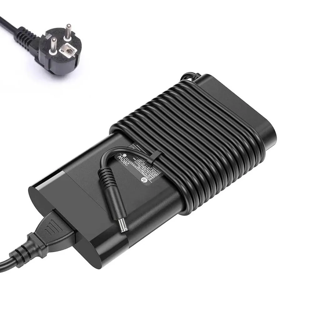 19,5V 14,36A 280W HP oplader netadapter 7,4mm 5,0mm stekker met afgeronde hoeken