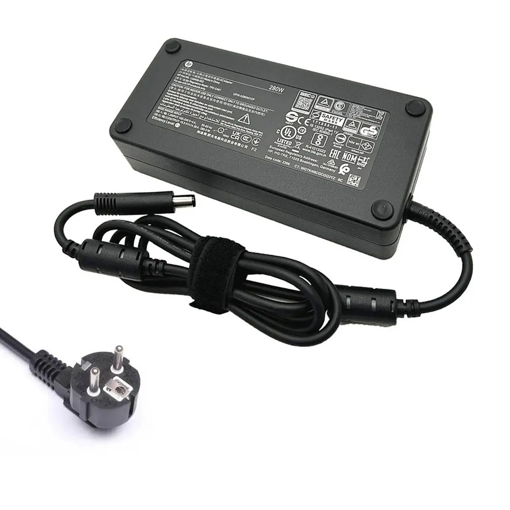 19,5V 14,36A 280W HP oplader netadapter 7,4mm 5,0mm stekker