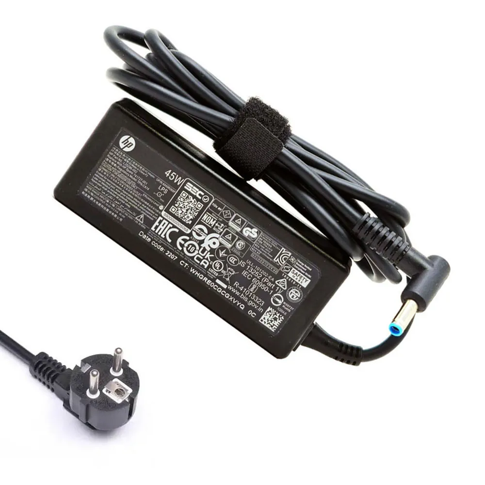 19,5V 2,31A 45W HP oplader netadapter 4,5mm 3,0mm stekker