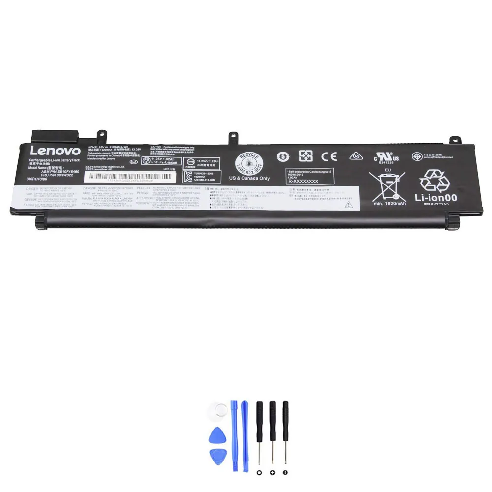 Lenovo 00HW022 accu (batterij) 24Wh