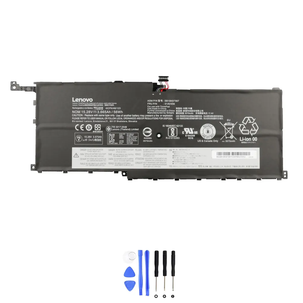 Lenovo 01AV458 accu (batterij) 52Wh