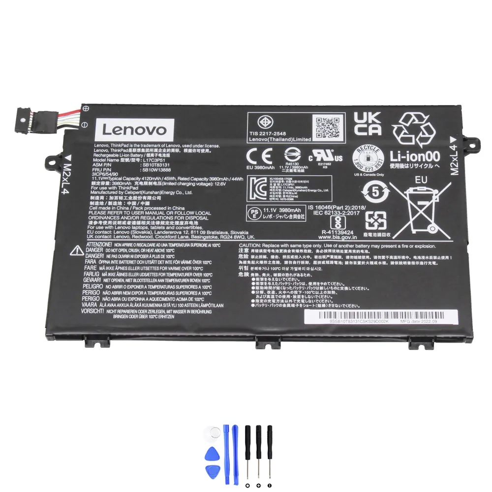 Lenovo L17C3P51 accu (batterij) 45Wh