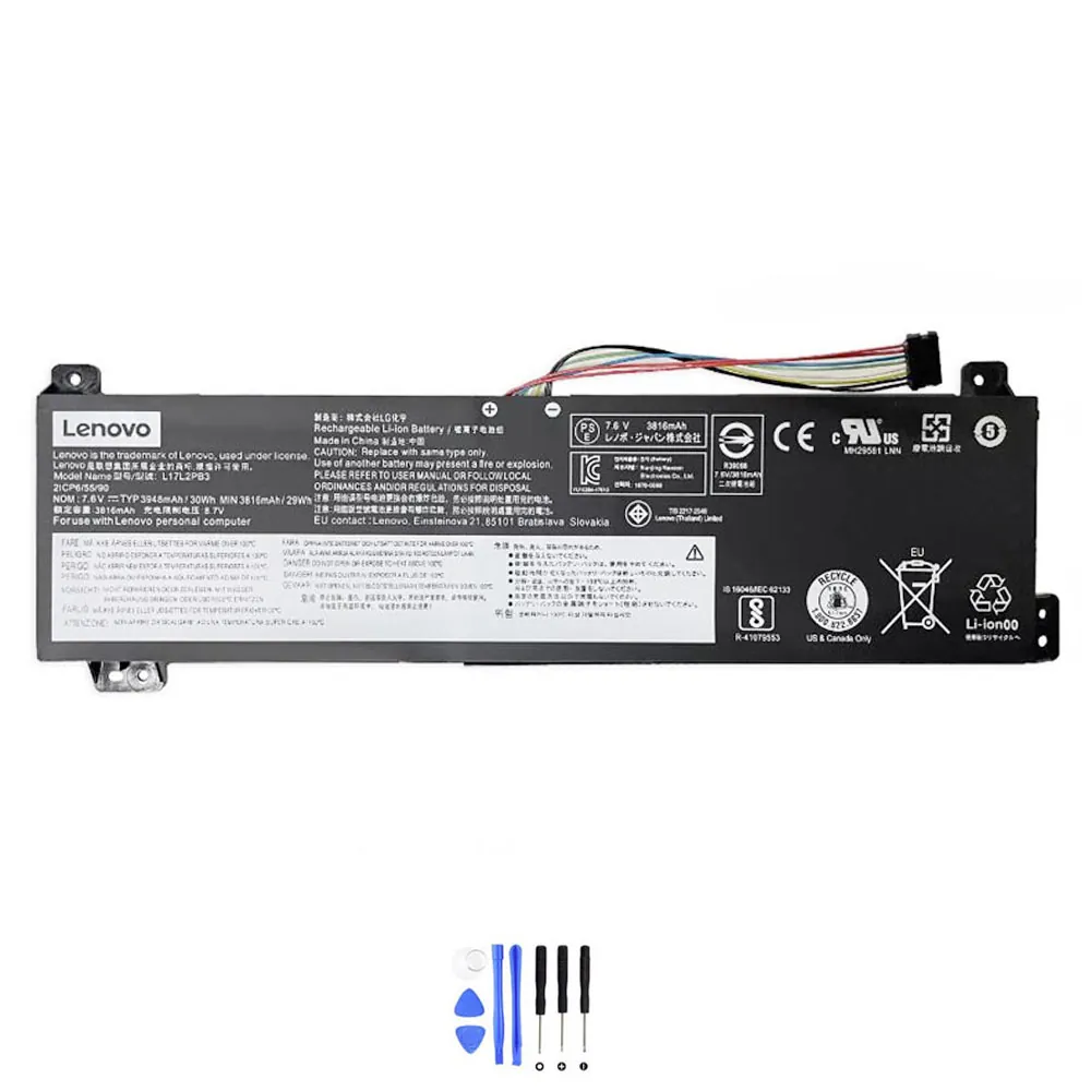 Lenovo L17L2PB3 accu (batterij) 30Wh