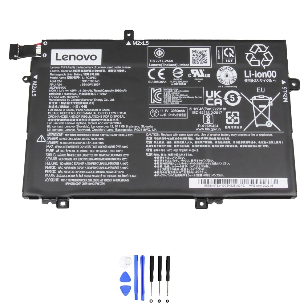 Lenovo L17L3P52 accu (batterij) 45Wh