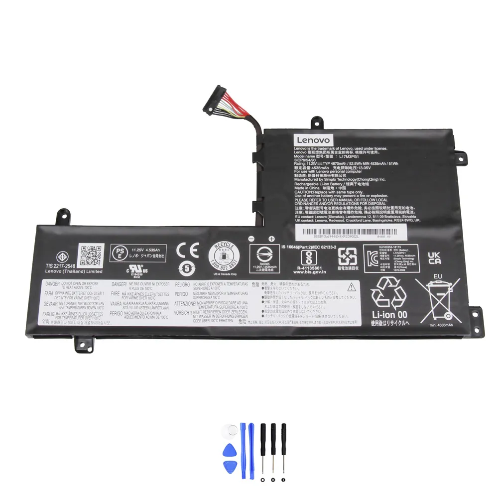 Lenovo L17M3PG1 A accu (batterij) 52,5Wh