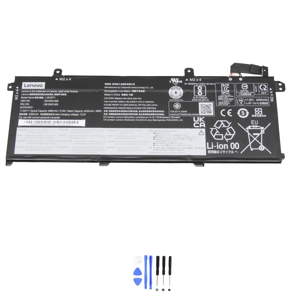 Lenovo L18C3P71 accu (batterij) 51Wh