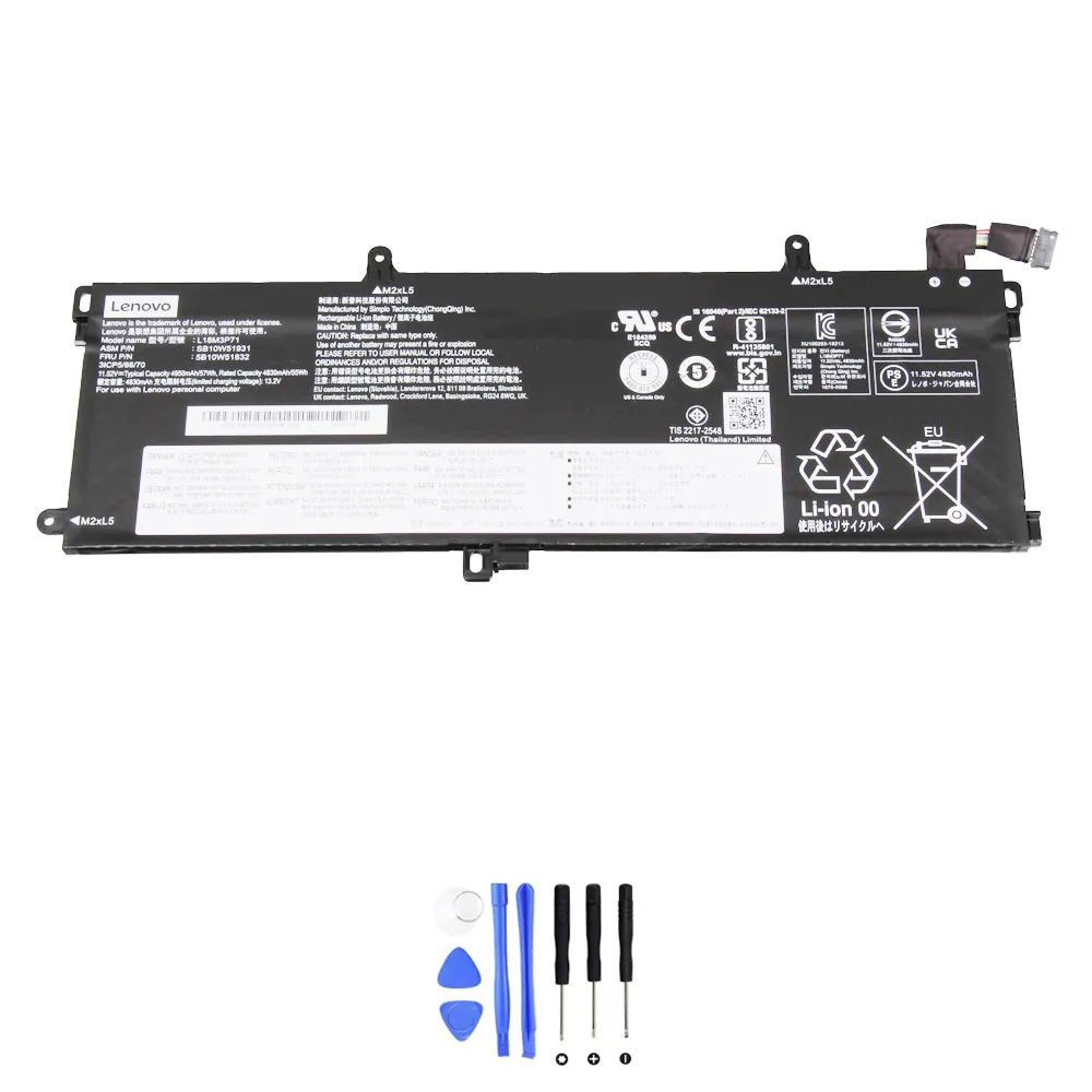 Lenovo L18M3P71 accu (batterij) 57Wh
