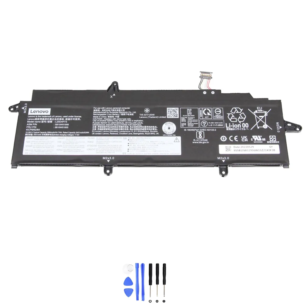 Lenovo L20D4P73 accu (batterij) 54,72Wh