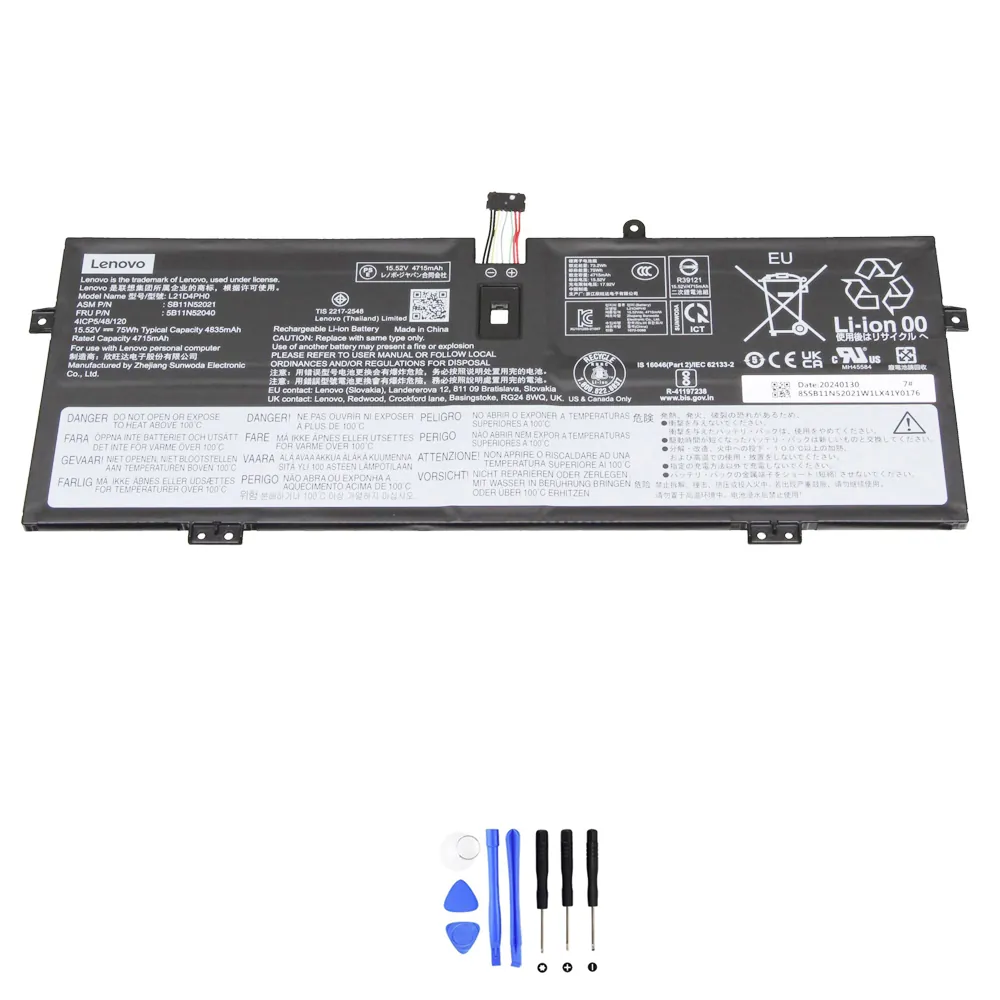 Lenovo L21D4PH0 accu (batterij) 75Wh