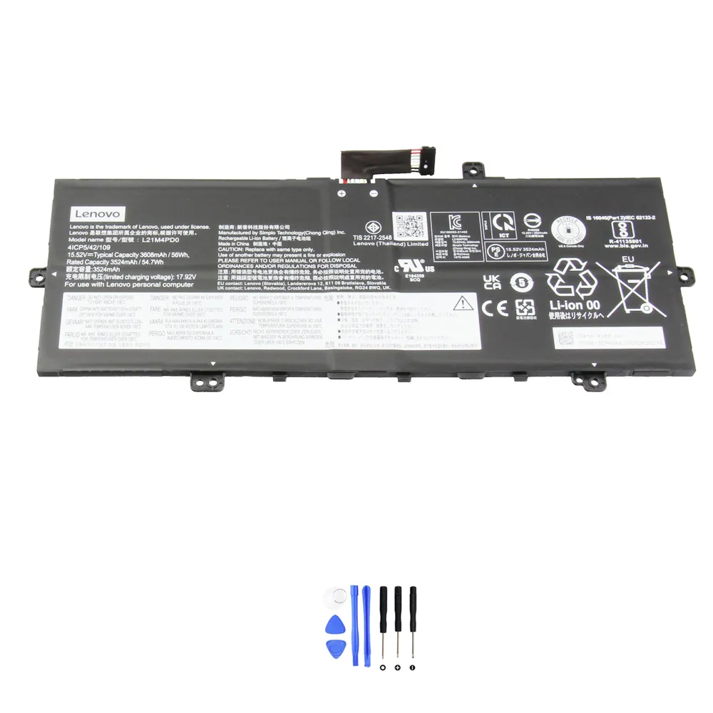 Lenovo L21M4PD0 accu (batterij) 56Wh