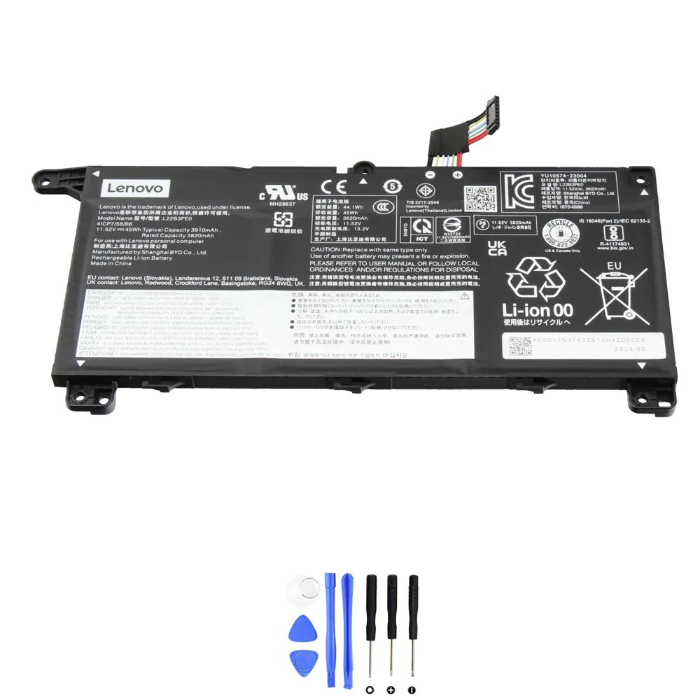 Lenovo L22B3PE0 accu (batterij) 45Wh