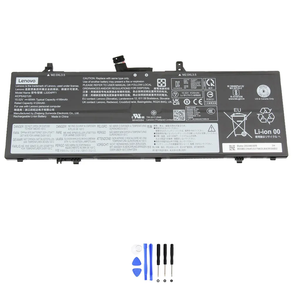 Lenovo L22D4PF1 accu (batterij) 65Wh