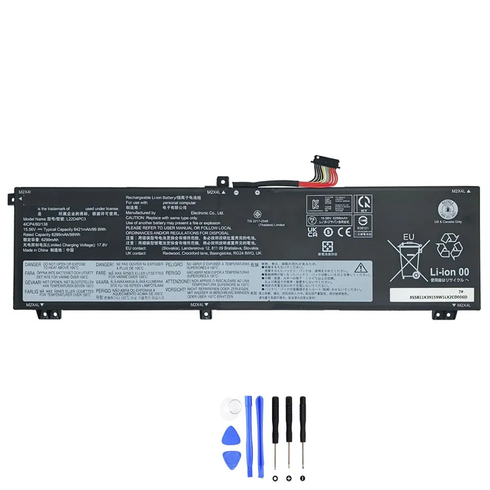 Lenovo L22L4PC3 accu (batterij) 99,9Wh