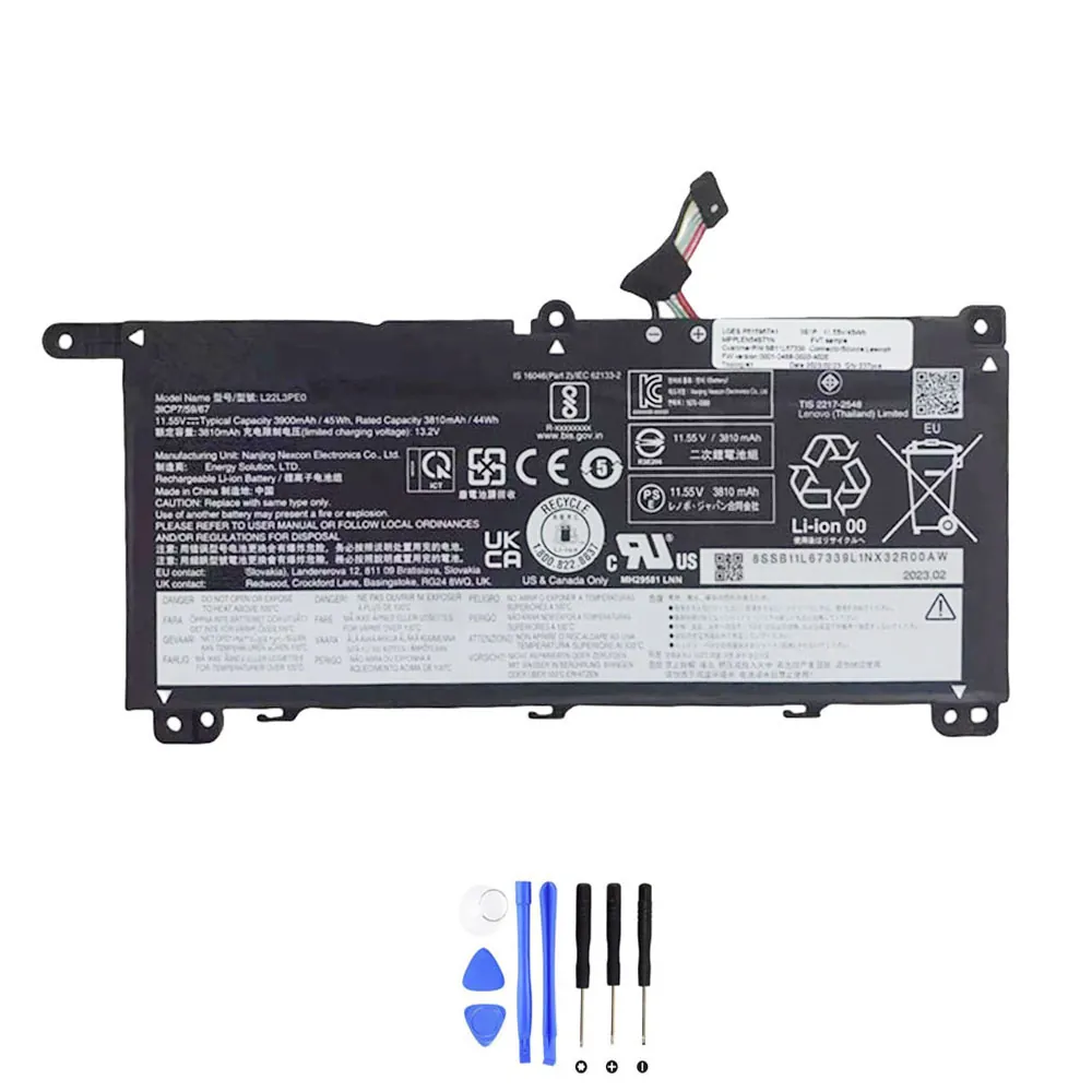 Lenovo L22M3PE0 accu (batterij) 44Wh