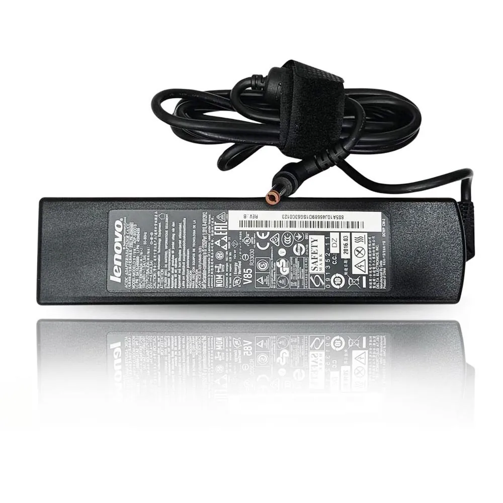 19V 4,74A 90W Lenovo oplader netadapter 5,5mm 2,5mm stekker