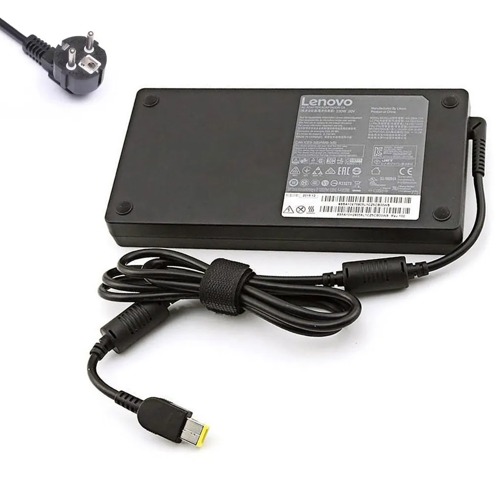 20V 11,5A 230W Lenovo oplader netadapter Slim Tip stekker