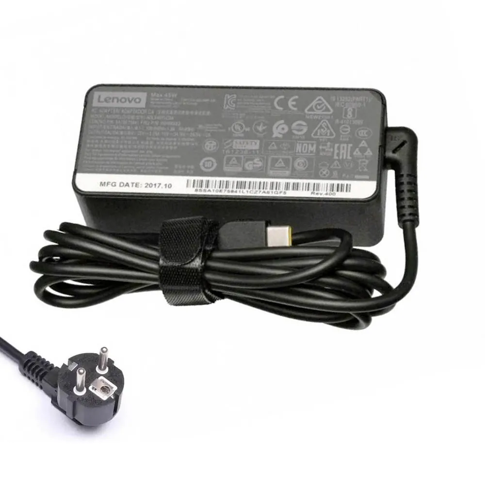 20V 2,25A 45W Lenovo USB-C oplader netadapter