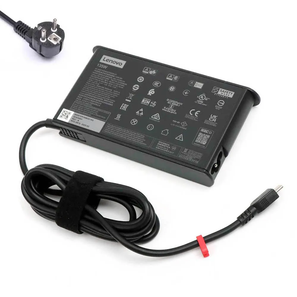20V 6,75A 135W Lenovo USB-C oplader netadapter