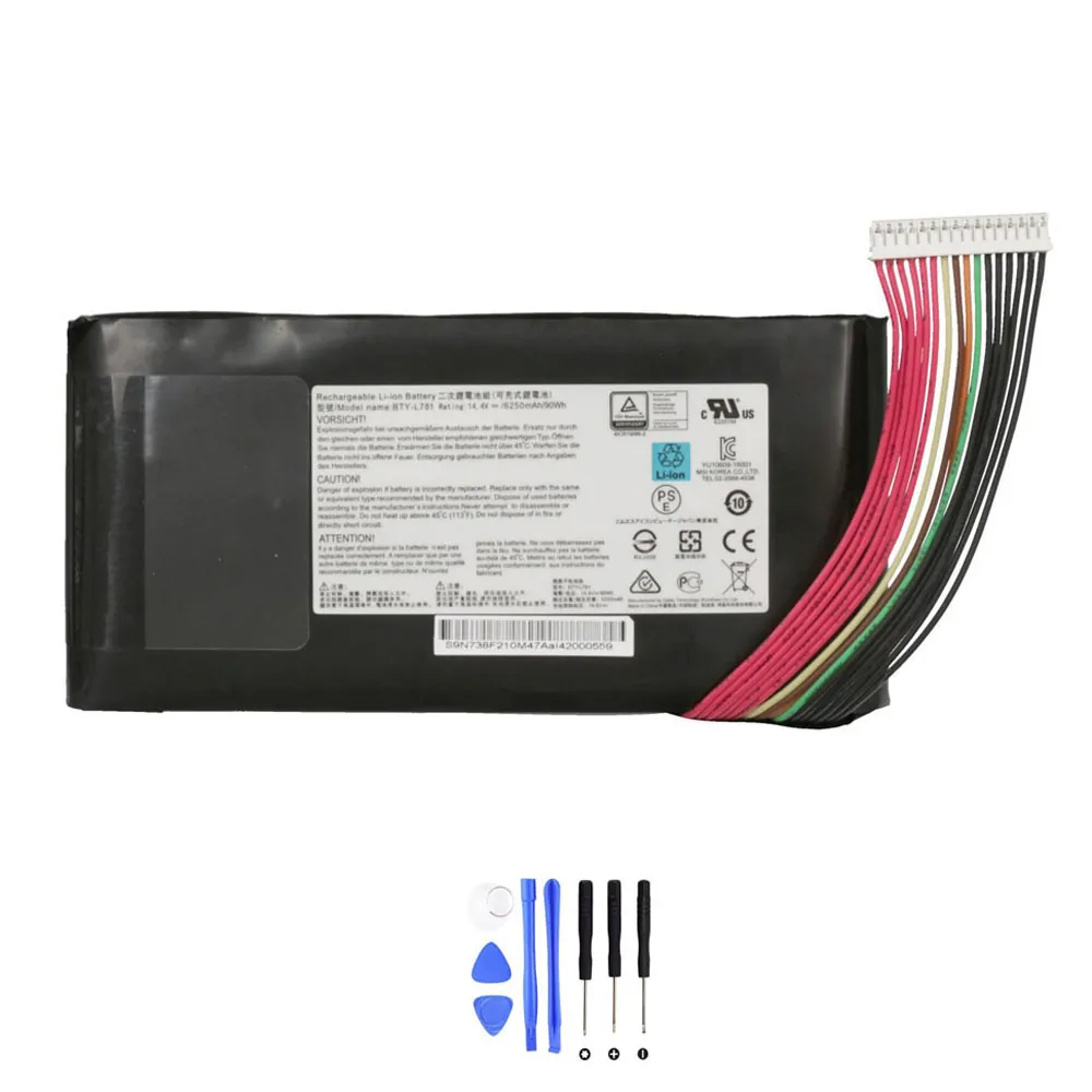 MSI BTY-L781 Type B accu (batterij) 75,24Wh