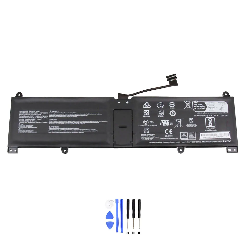 MSI BTY-M4A accu (batterij) 72Wh