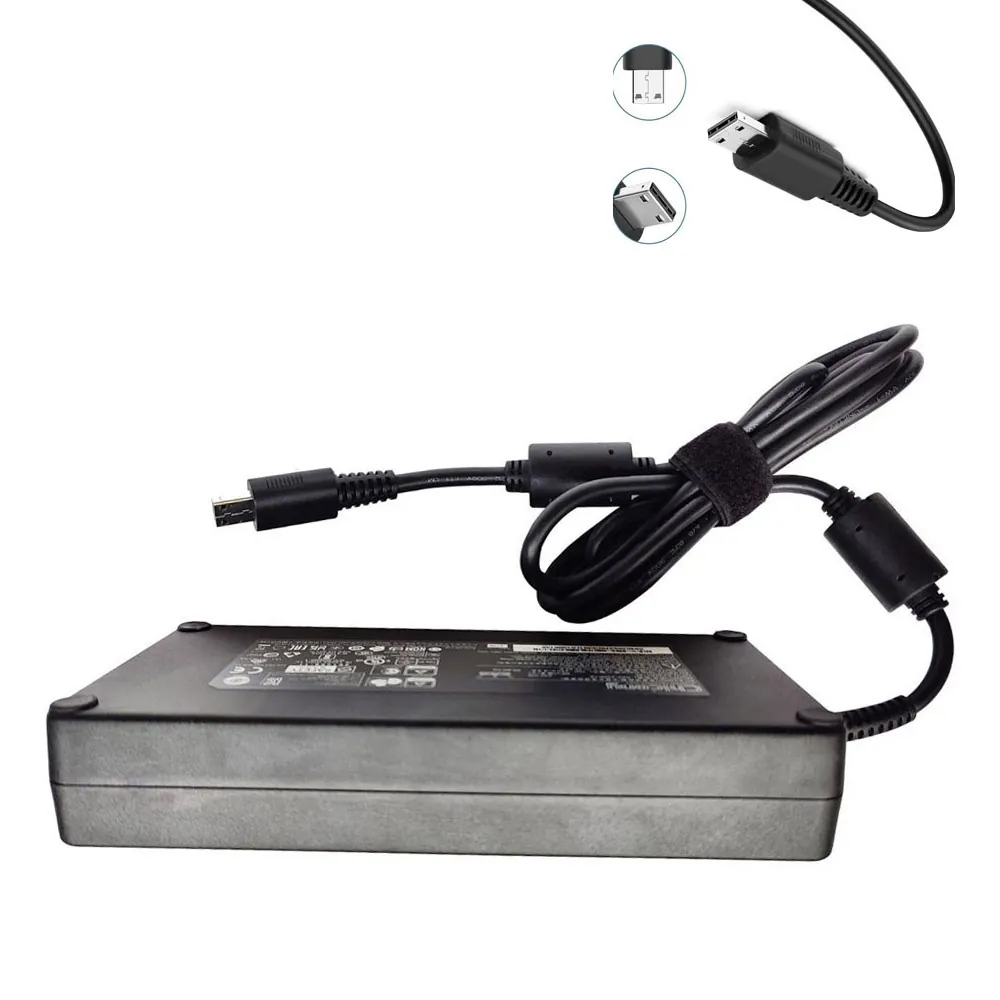 19,5V 16,92A 330W MSI oplader netadapter met rechthoekige stekker