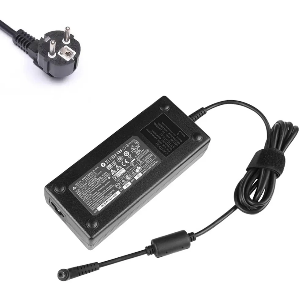 19V 6,32A 120W MSI oplader netadapter 5,5mm 2,5mm stekker