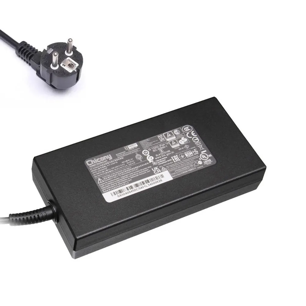 20V 11,5A 230W MSI oplader netadapter 4-Pole stekker