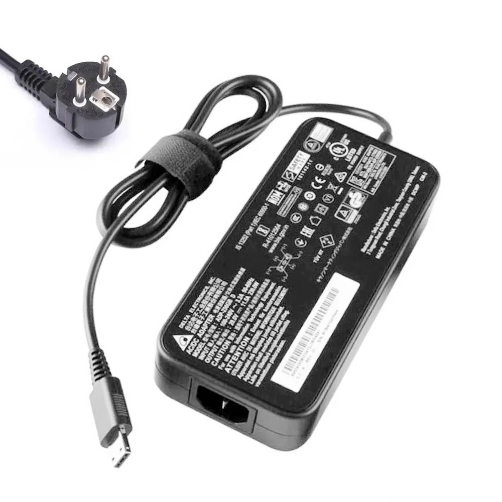 20V 11,5A 230W MSI oplader netadapter met rechthoekige stekker