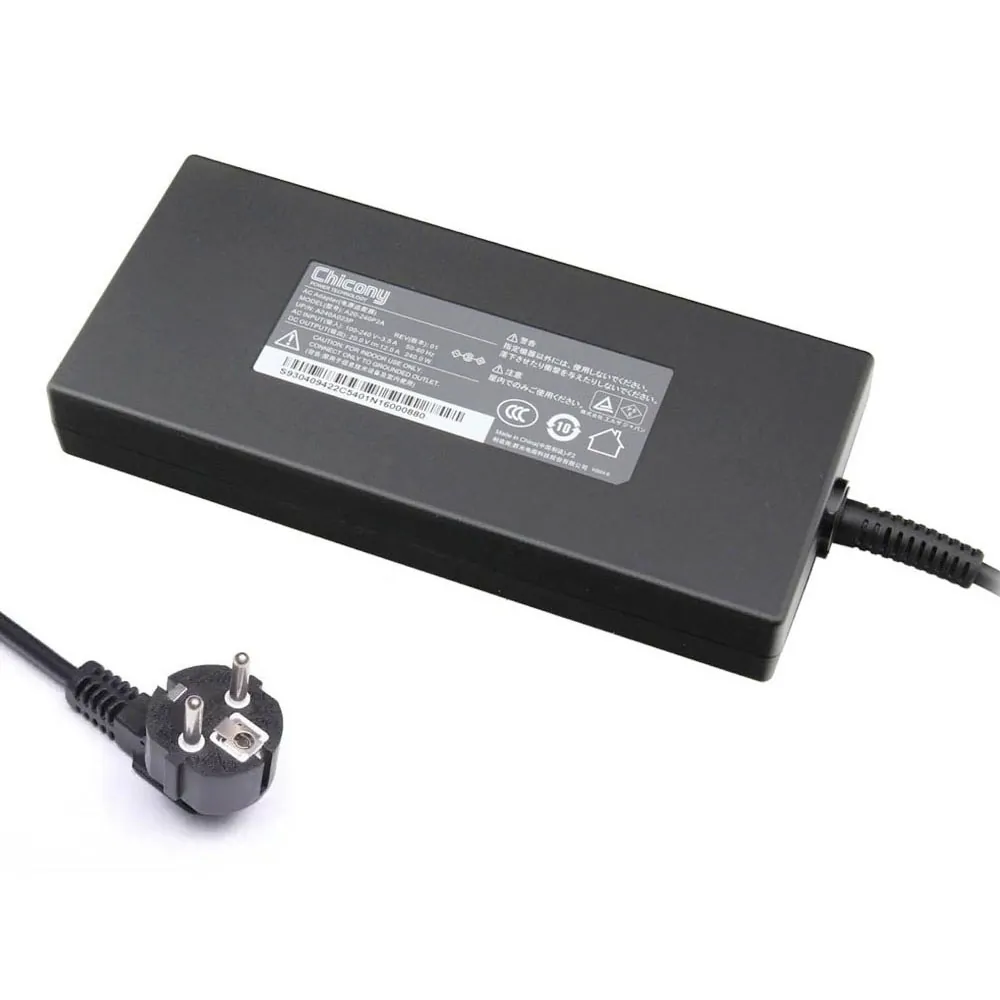 20V 12A 240W MSI oplader netadapter 4,5mm 3,0mm stekker
