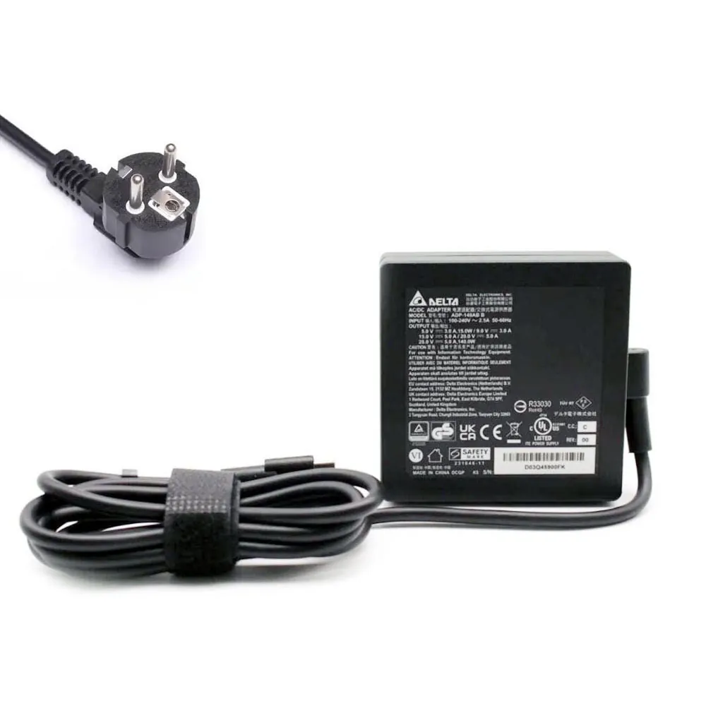 28V 5A 140W MSI USB-C oplader netadapter