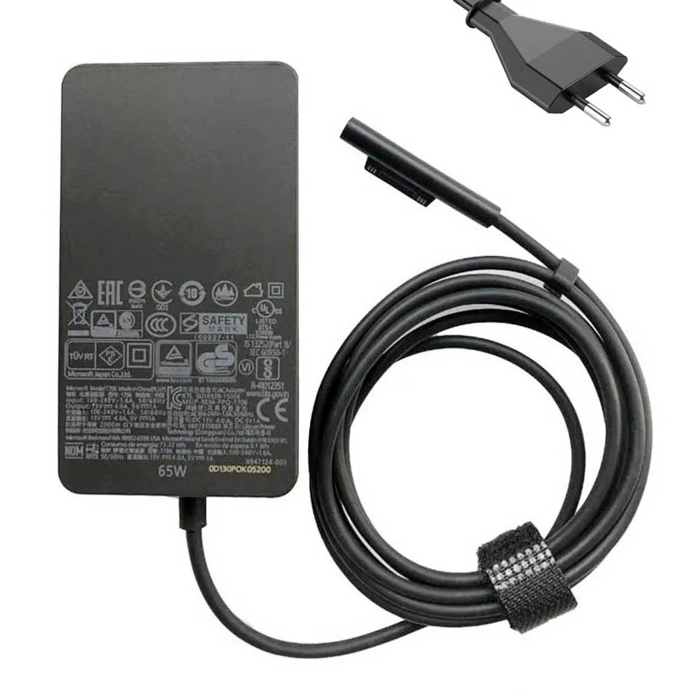 15V 4A 65W Microsoft Surface Connect oplader netadapter