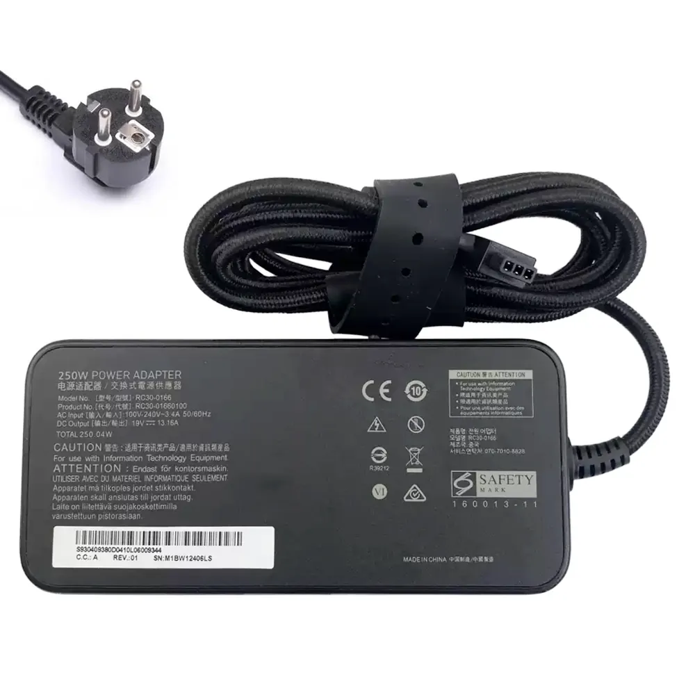 19V 13,16A 250W Razer(Delta) oplader netadapter