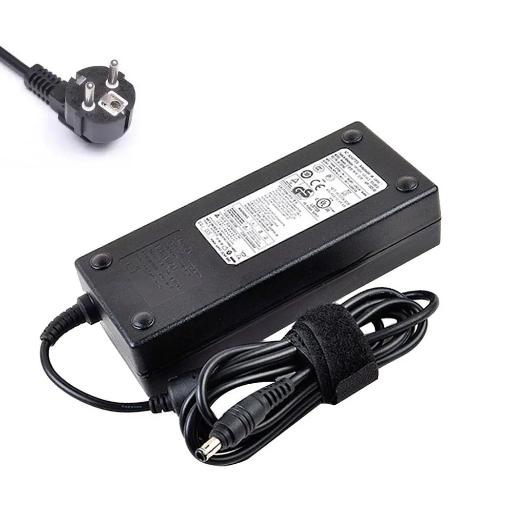 19V 6,32A 120W Samsung oplader netadapter 5,5mm 3,3mm stekker