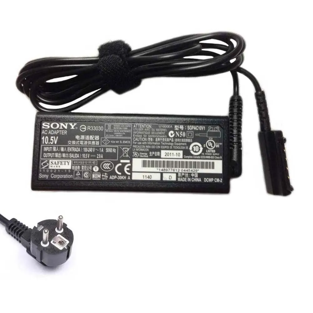 10,5V 2,9A 30W Sony oplader netadapter 5Pin stekker