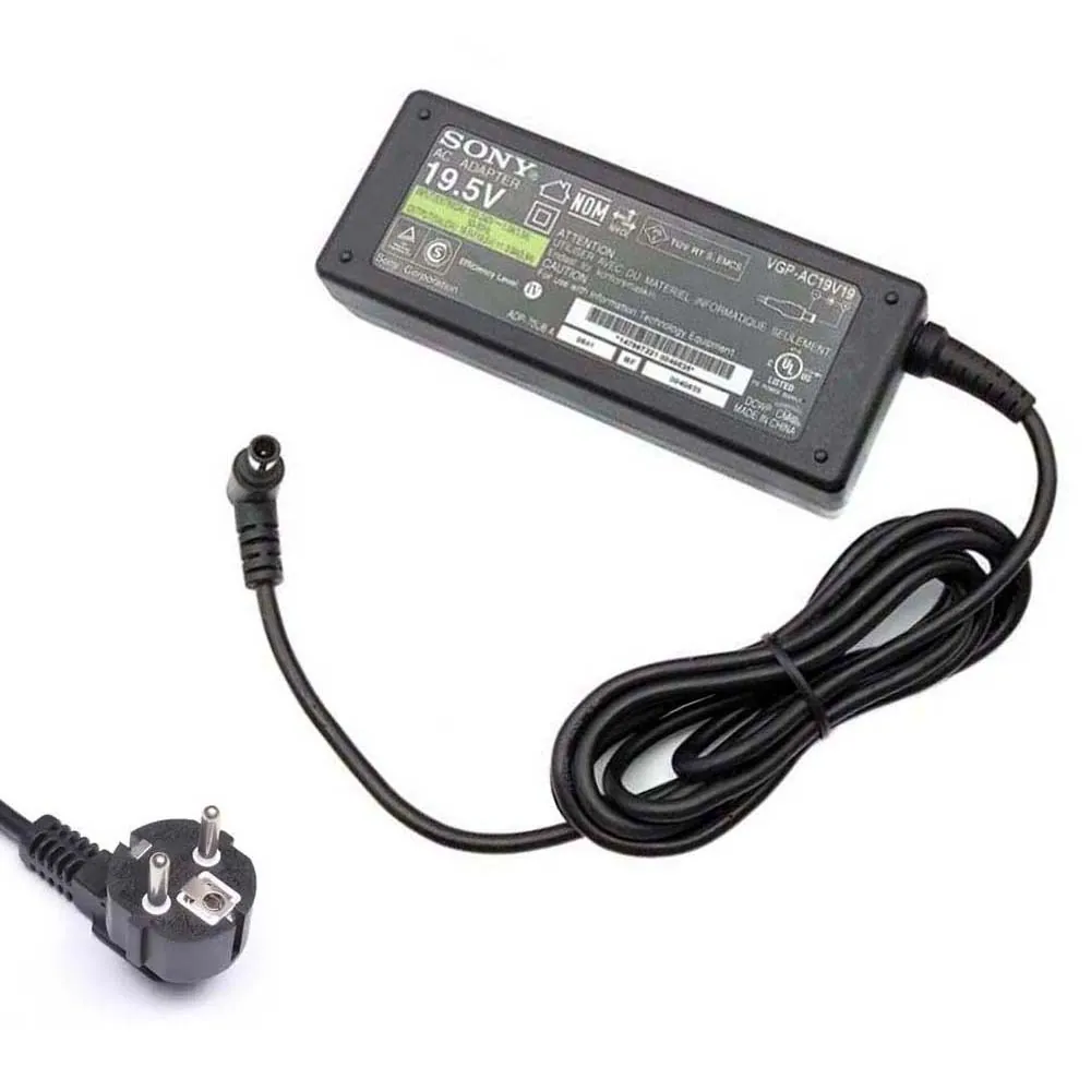 19,5V 3,9A 75W Sony oplader netadapter 6,5mm 4,4mm stekker