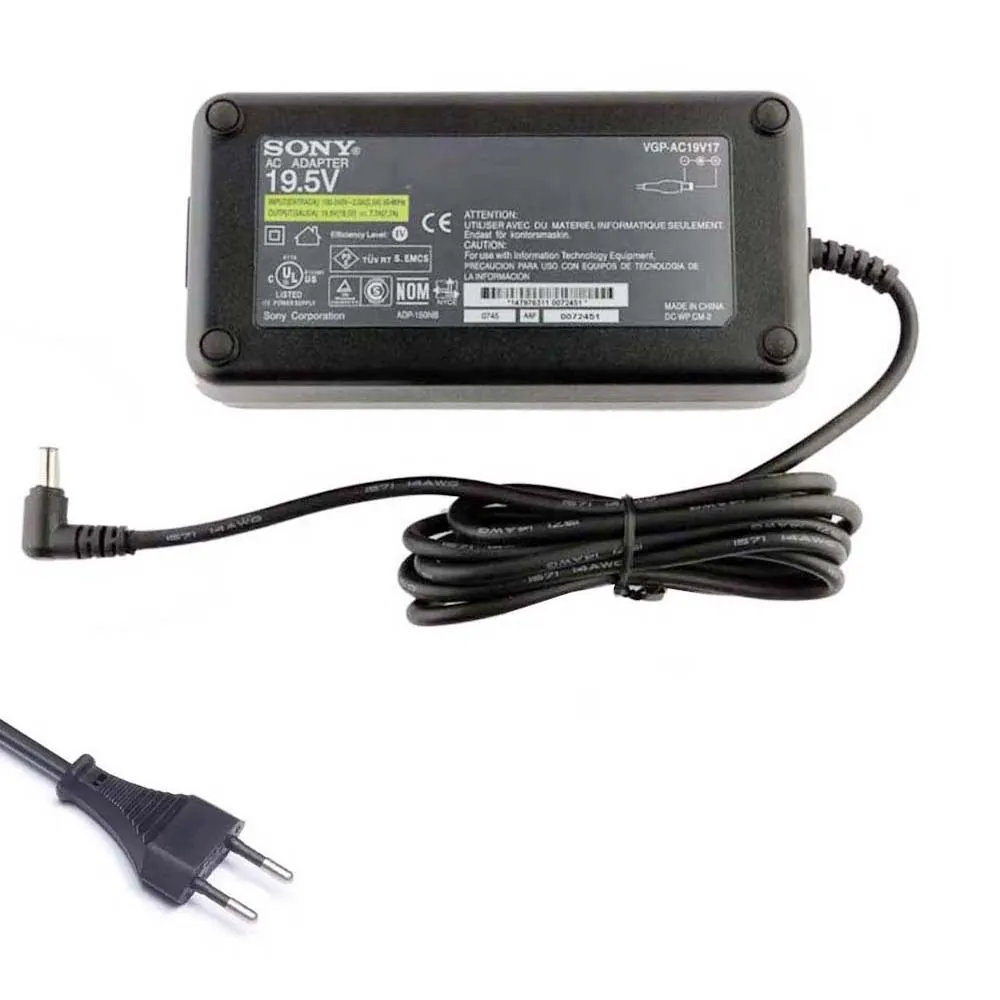 19,5V 7,7A 150W Sony TV oplader netadapter 6,5mm 4,4mm stekker