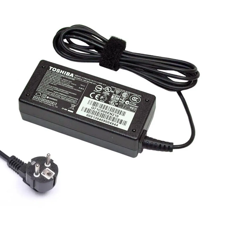 19V 2,37A 45W Toshiba oplader netadapter 4,0mm 1,7mm stekker