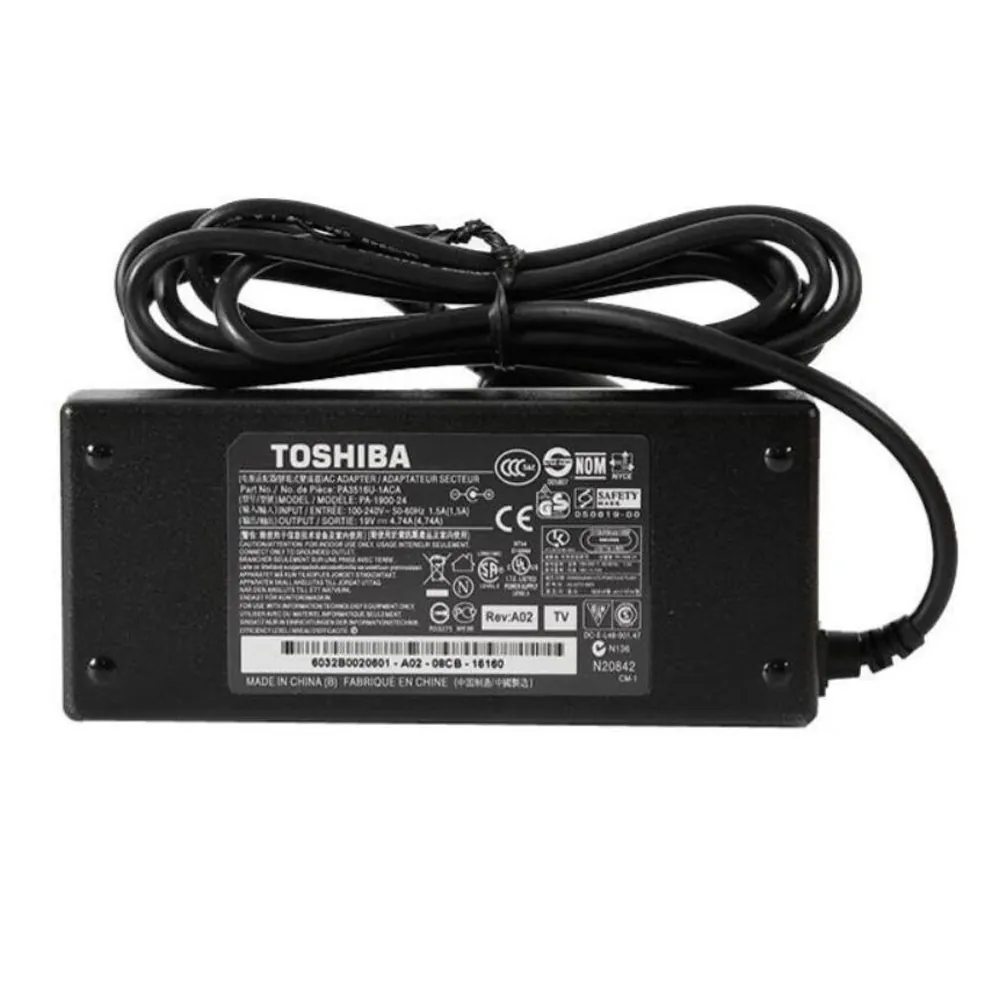 19V 4,74A 90W Toshiba oplader netadapter 5,5mm 2,5mm stekker - Afbeelding 3