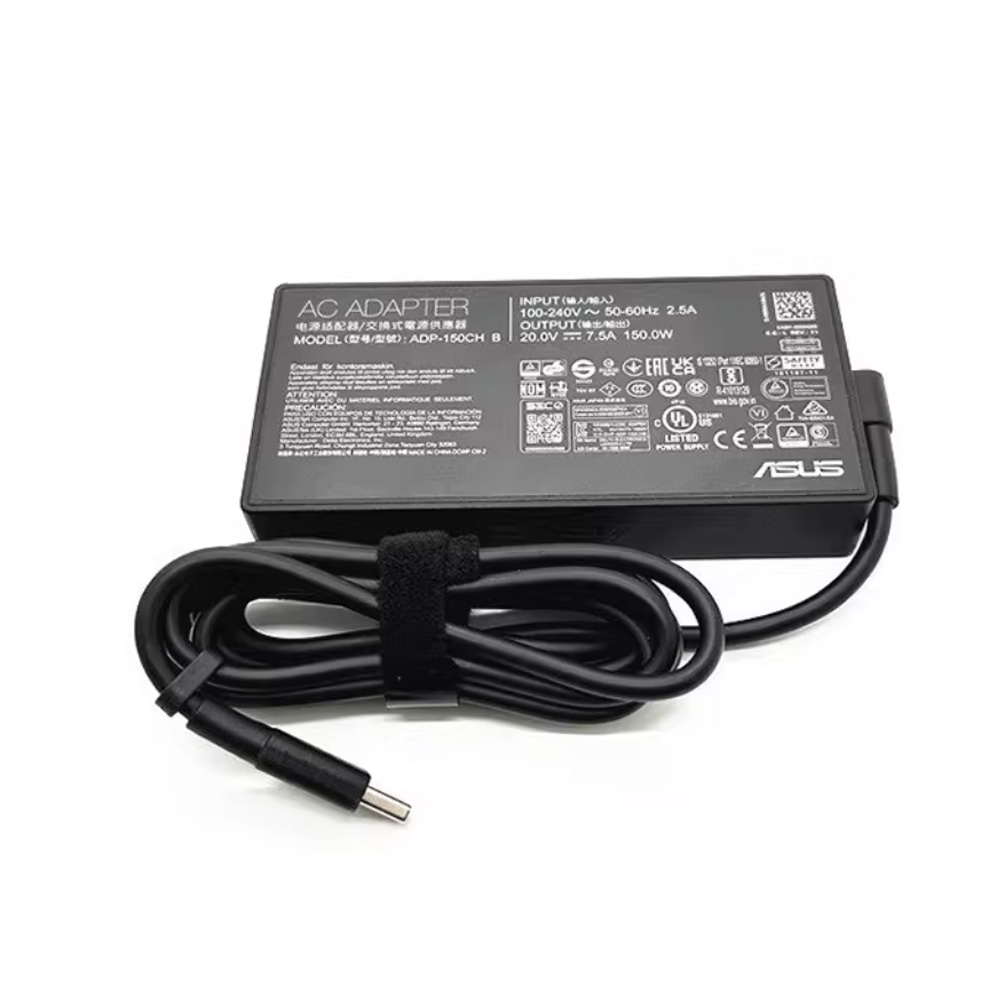 20V 7,5A 150W Asus oplader netadapter met rechthoekige stekker