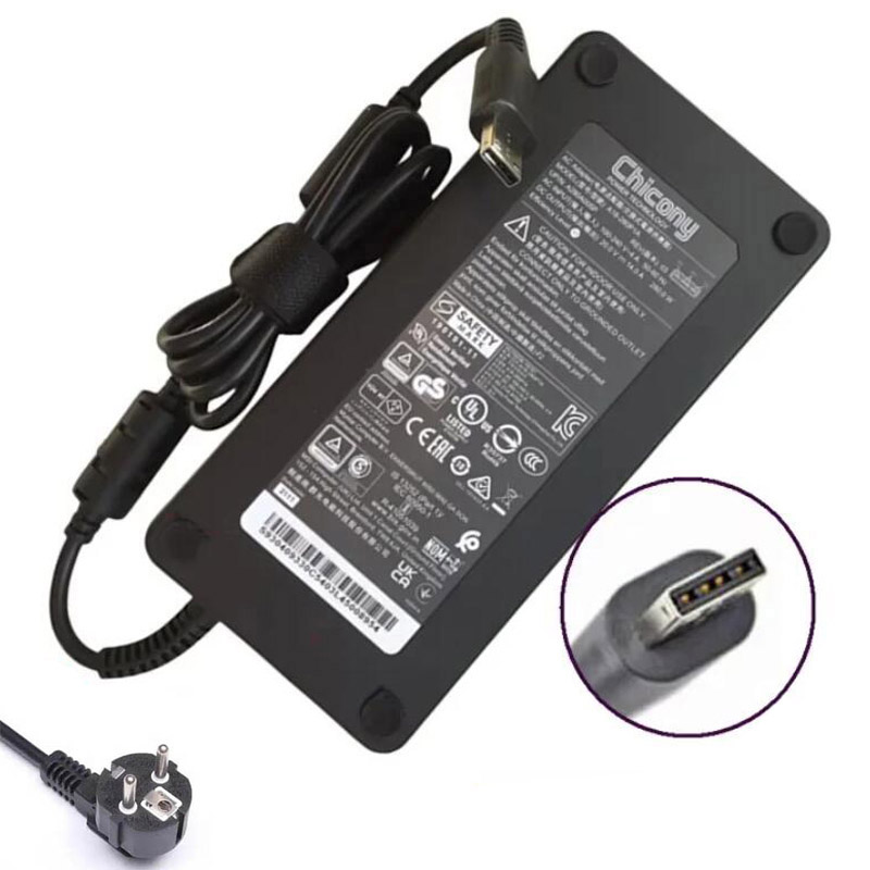 20V 14A 280W Medion(Chicony) oplader netadapter met rechthoekige stekker