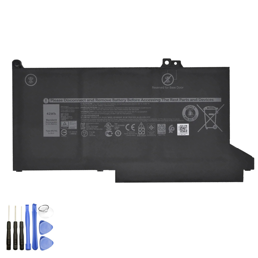 Vervanging voor Dell 0G74G accu (batterij) 42Wh