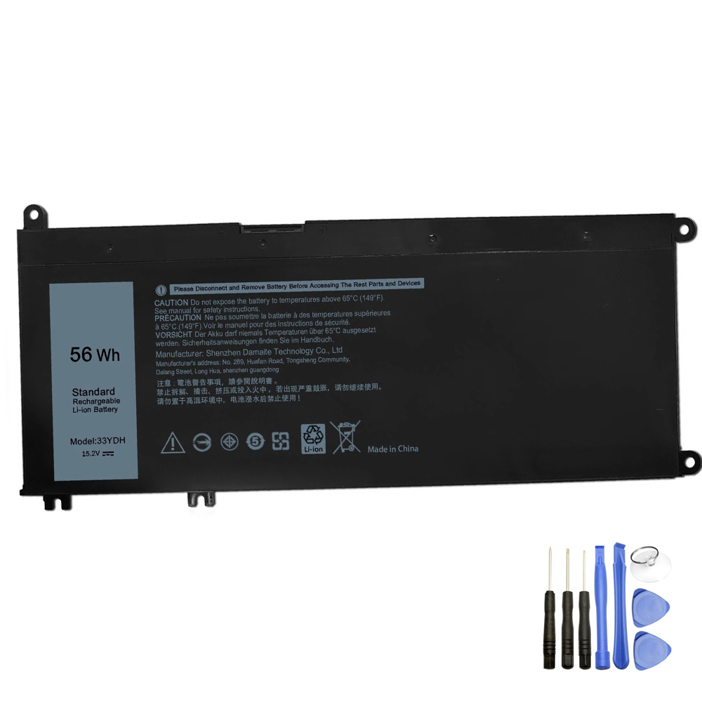 Vervanging voor Dell 33YDH accu (batterij) 56Wh
