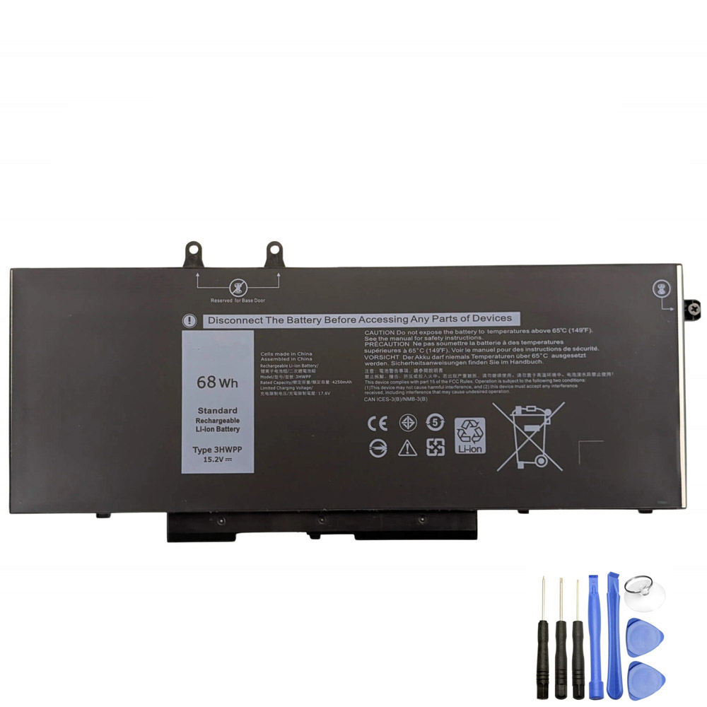 Vervanging voor Dell 3HWPP accu (batterij) 68Wh