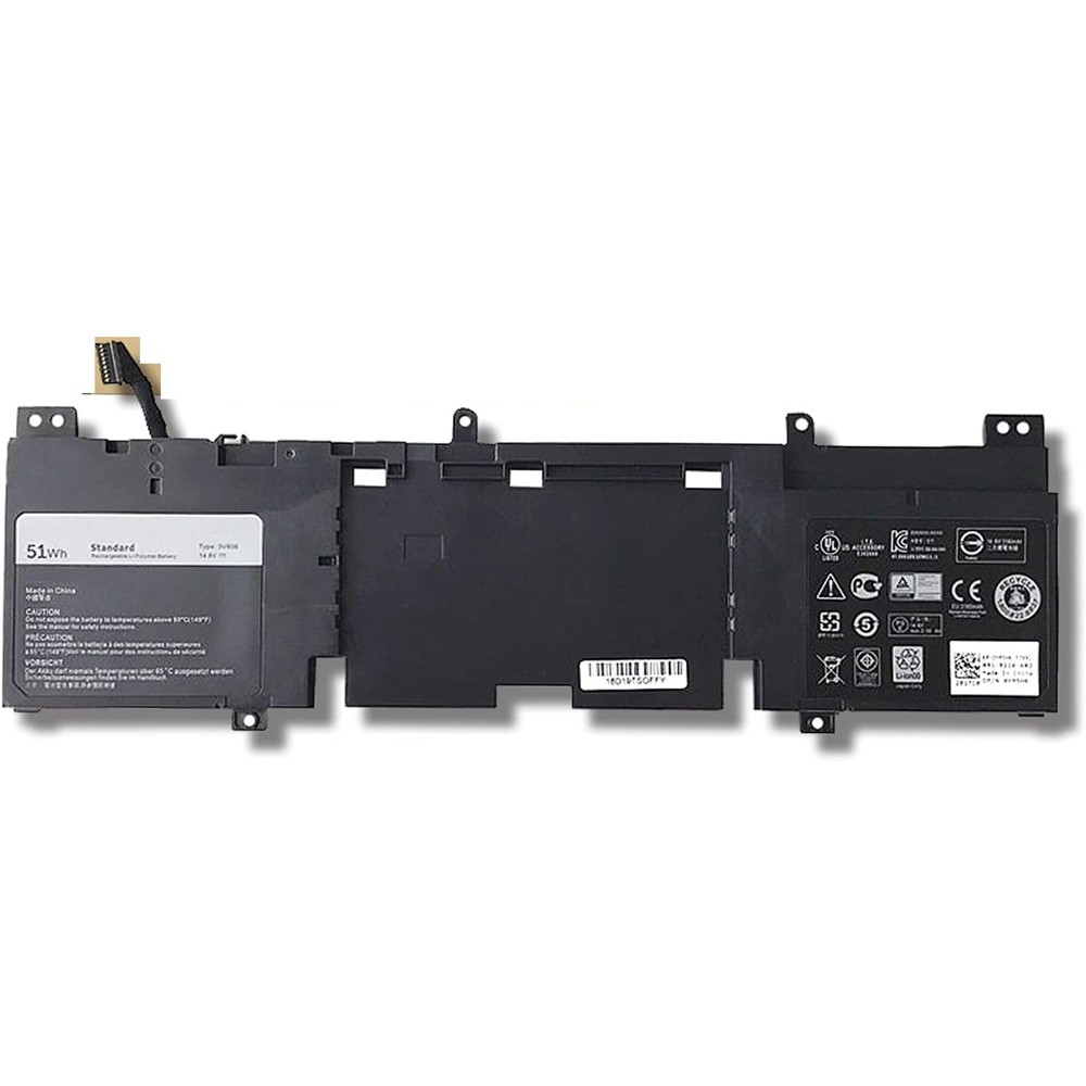 Vervanging voor Dell 3V806 accu (batterij) 51Wh - Afbeelding 2
