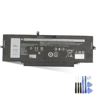 Vervanging voor Dell 47XV3 accu (batterij) 50Wh